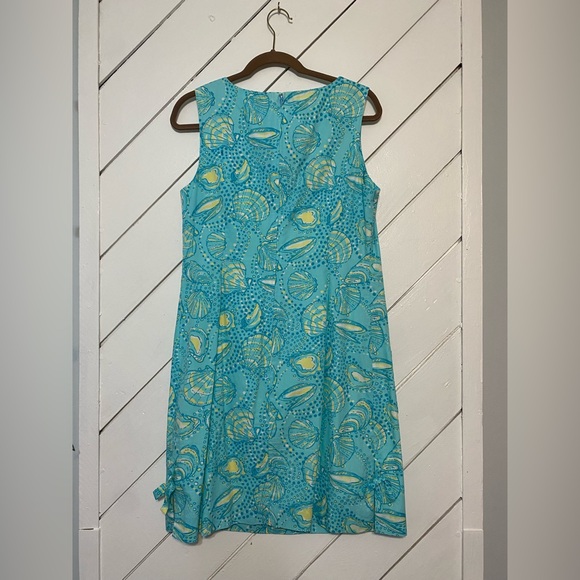 Lilly Pulitzer Blue and Yellow Mini Dress - Picture 2 of 3